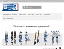 Tablet Screenshot of emc-suspensions.fr